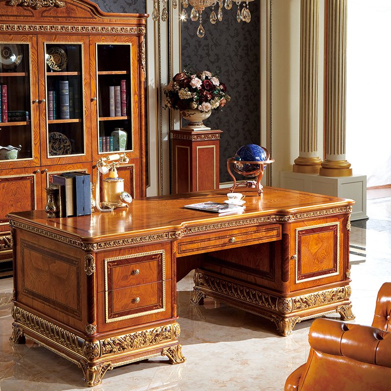 Senbetter-High-End Luxury Antique Design European Style Wooden Furniture For House Office 0062-1