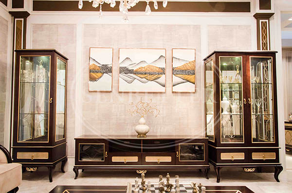Senbetter gloss best living room furniture with buffet for villa-2