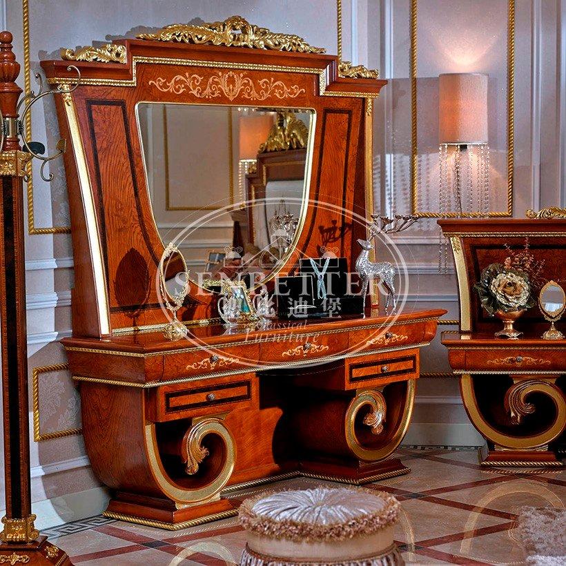Senbetter Brand beech solid bedroom mahogany classic bedroom furniture
