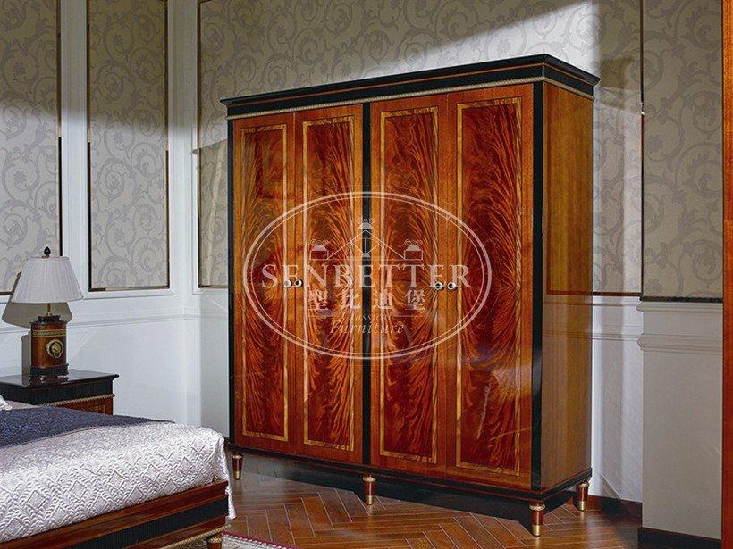 Senbetter veneer wooden bedroom furniture factory for decoration