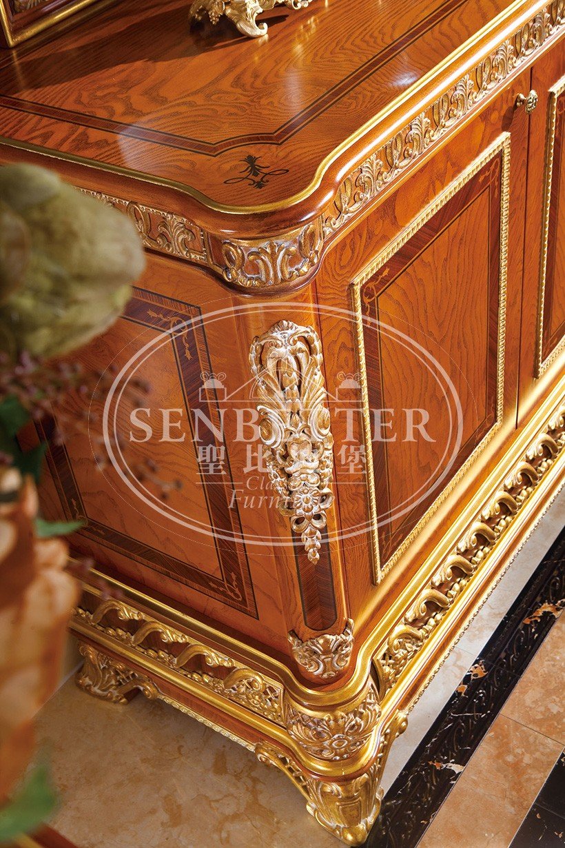 High-End Luxury Antique Design European Style Wooden Furniture For House / Office 0062-6