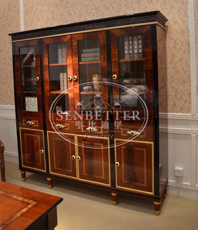 Senbetter classic office accessories with bookcase for villa