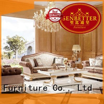 white living room furniture delicate vintage Senbetter Brand classic living room furniture