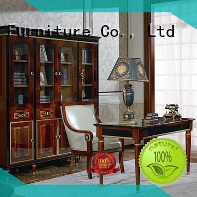 Senbetter gold traditional office furniture with office writing desk for villa