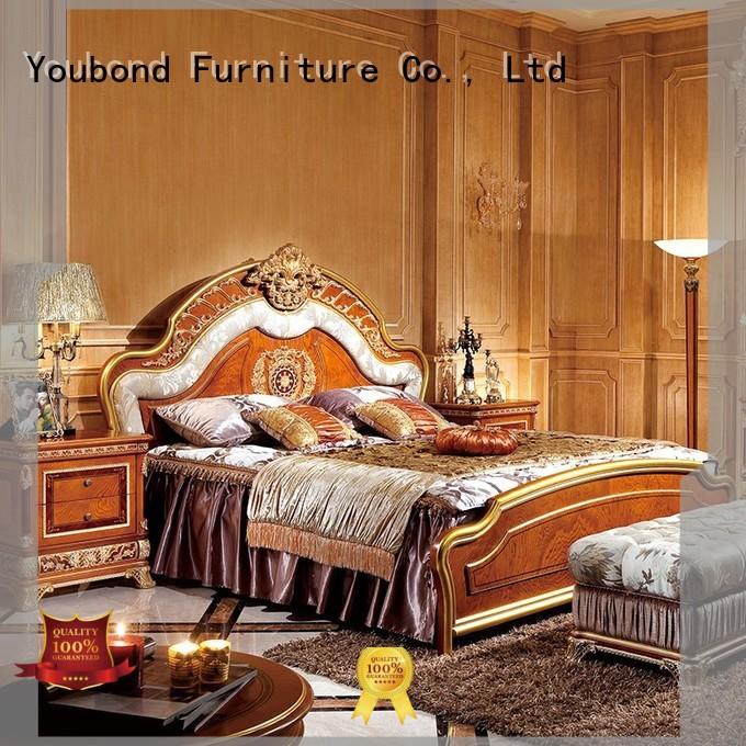 Senbetter Brand bedroom mahogany veneer classic bedroom furniture manufacture