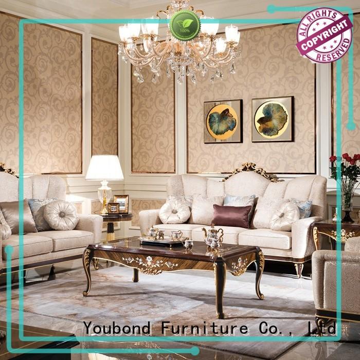 Custom white carving classic living room furniture Senbetter italian