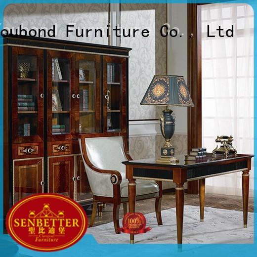 gold study desk furniture end Senbetter company