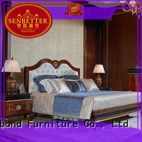 Senbetter Brand simple solid style oak bedroom furniture