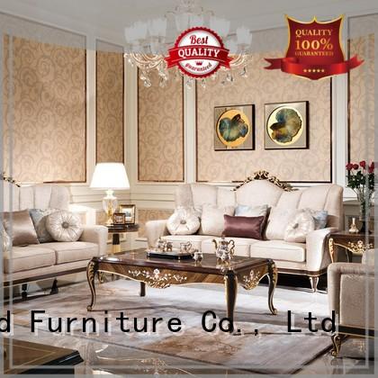 wood white classic living room furniture sofa Senbetter Brand