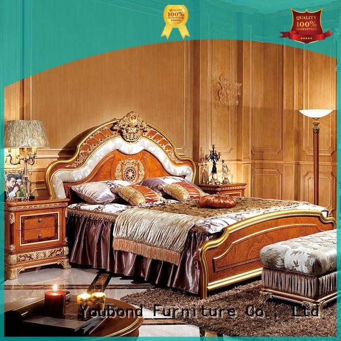 Senbetter luxury bedroom furniture with white rim for decoration