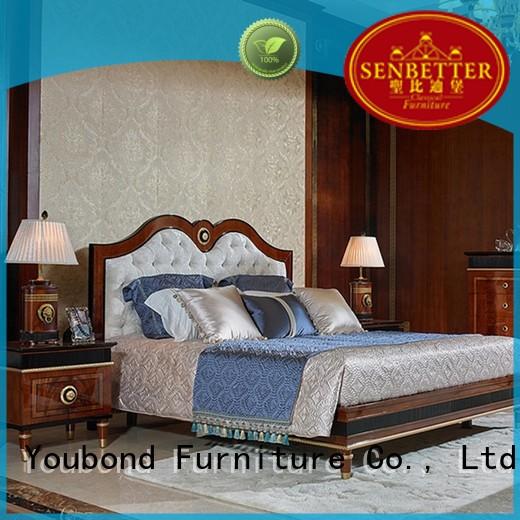 Hot beech classic bedroom furniture gross veneer Senbetter Brand