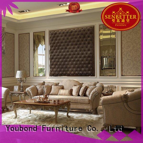 Senbetter white living room furniture sofa white wood latest