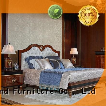 Senbetter european classic bedroom furniture with shiny brass accessory decoration for decoration