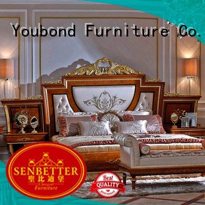 oak bedroom furniture design Senbetter Brand solid wood bedroom furniture