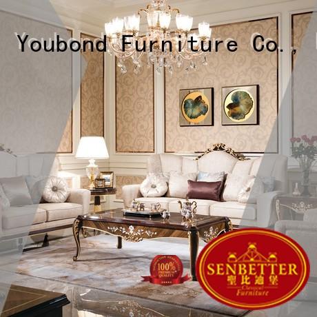 Senbetter living room furniture bundles with solid wood chair for hotel