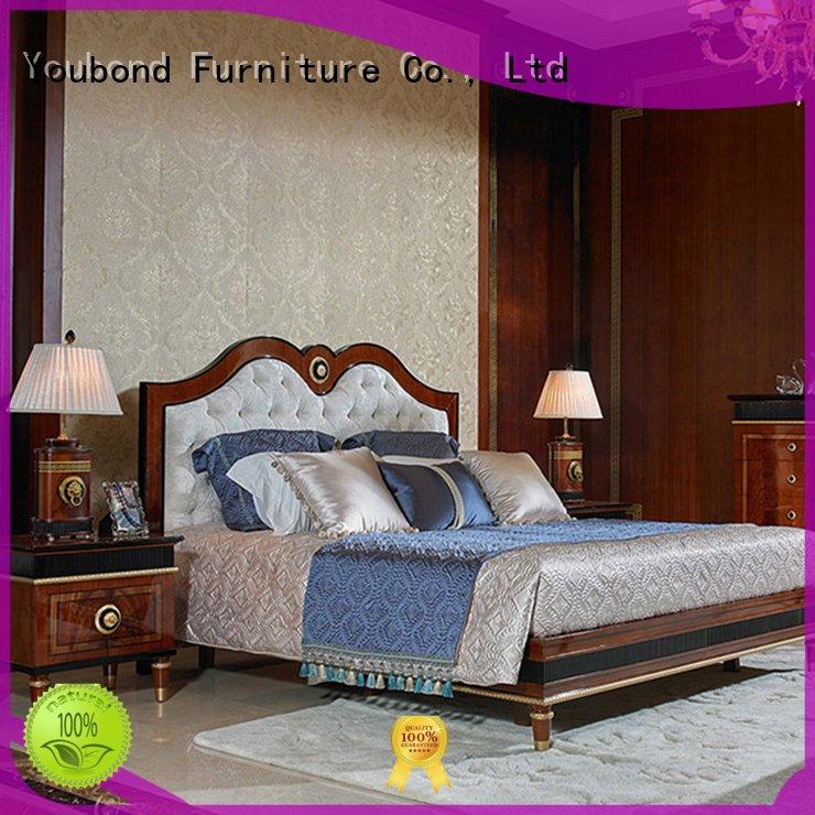 Senbetter Brand solid design veneer solid wood bedroom furniture mahogany