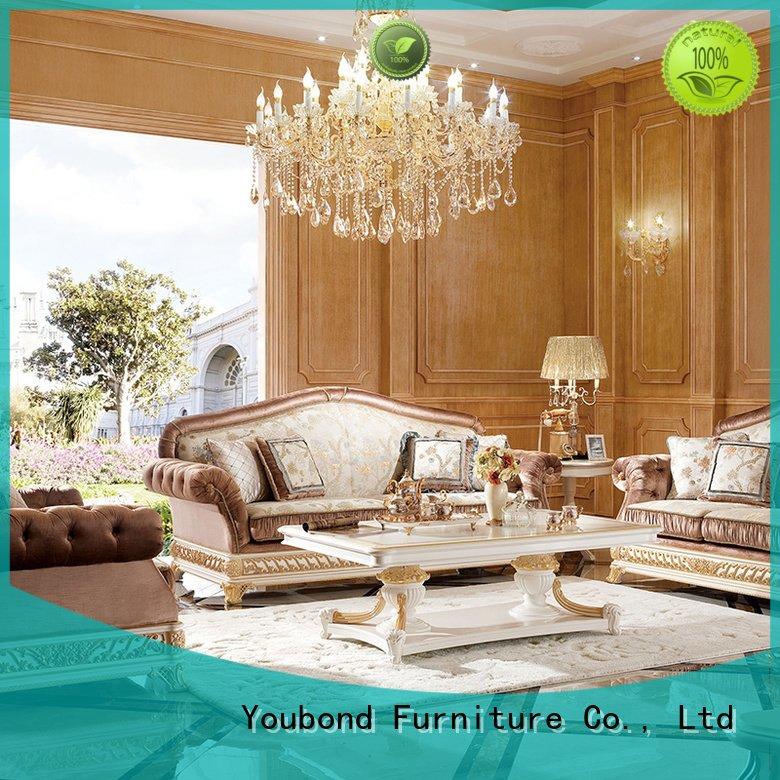 wood classic living room furniture baroque sofa Senbetter
