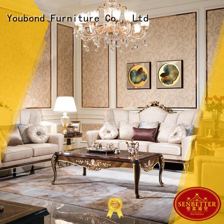 luxury classic living room furniture with buffet for home