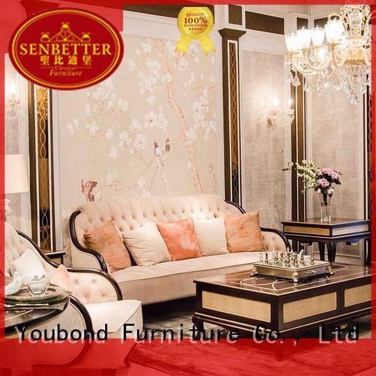 Senbetter Brand classic white room luxury classic living room furniture