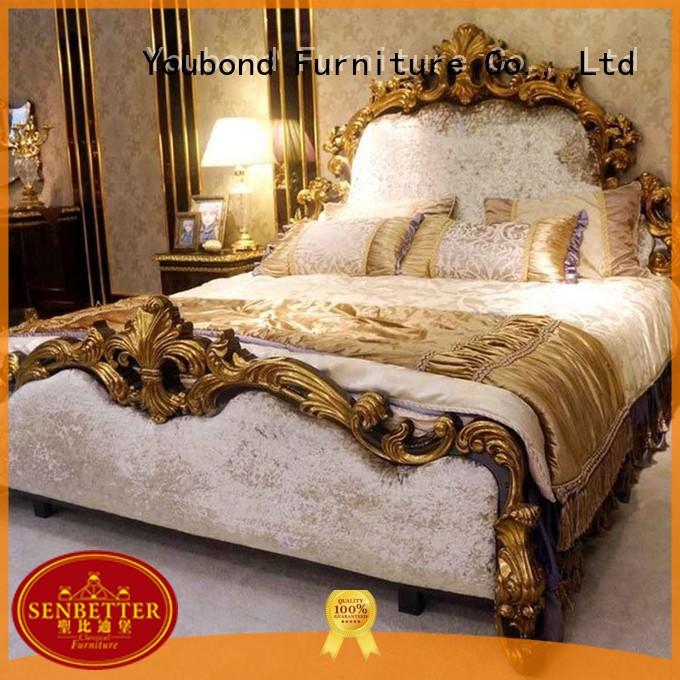 Senbetter solid bedroom furniture with chinese element for sale