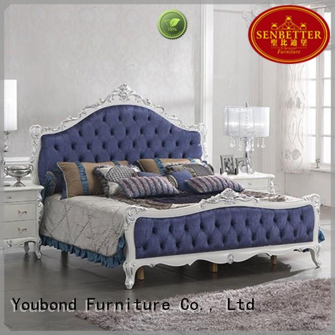 gross veneer wood OEM solid wood bedroom furniture Senbetter