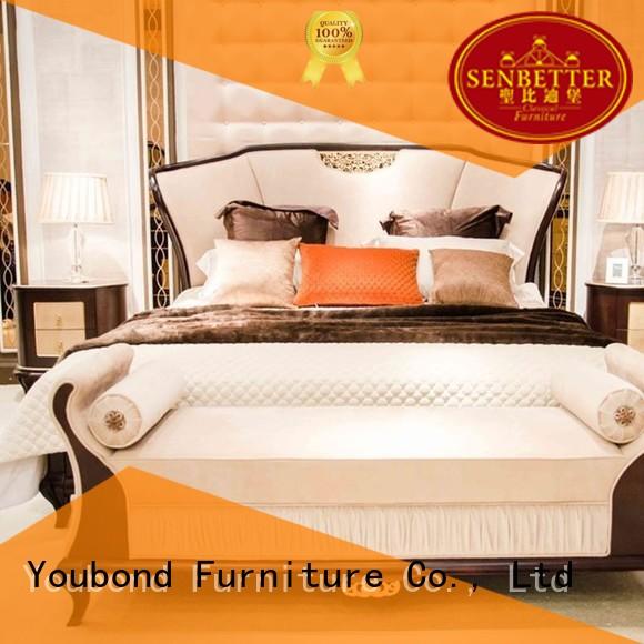 design style mahogany OEM classic bedroom furniture Senbetter