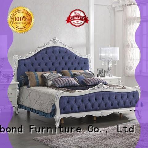 Senbetter gross vintage bedroom furniture with solid wood table and chairs for royal home and villa