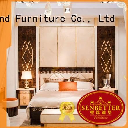 gross white wood bedroom furniture with white rim for decoration