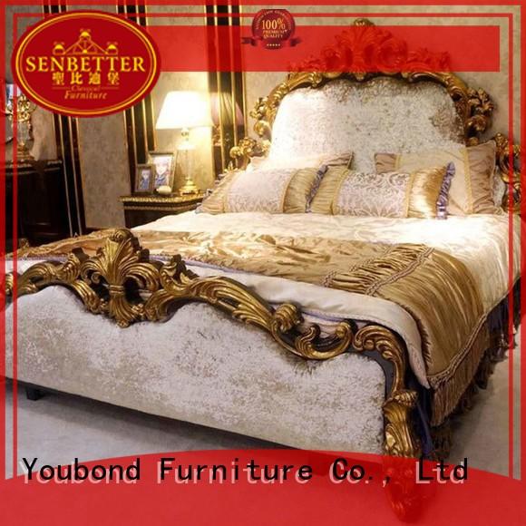 design mahogany simple classic bedroom furniture solid Senbetter Brand