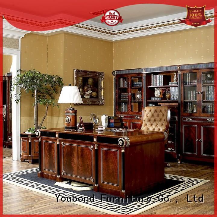 desk furniture mahogany study classic office furniture wood Senbetter Brand