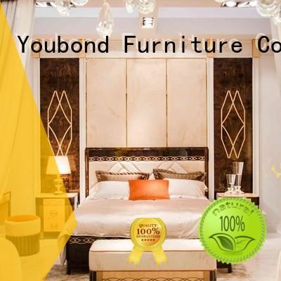 luxury italian bedroom furniture with solid wood table and chairs for royal home and villa