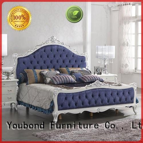 Senbetter royal european bedroom sets with shiny brass accessory decoration for decoration
