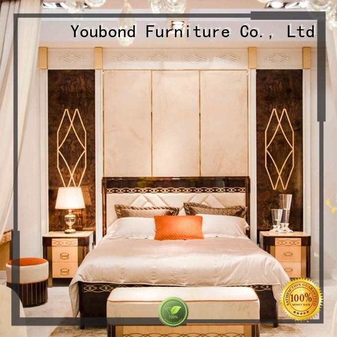 classic wood oak bedroom furniture style mahogany Senbetter Brand