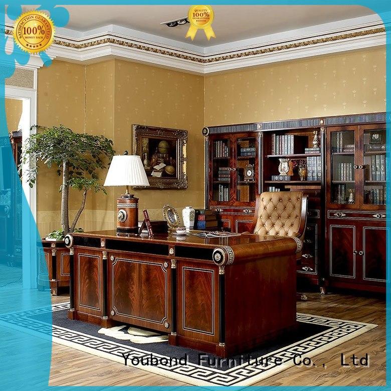 Custom mahogany classic office furniture end Senbetter