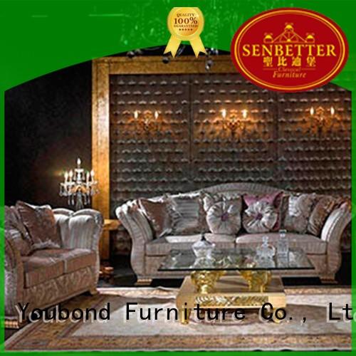classical living room table sets with fabric or leather sofa for living room