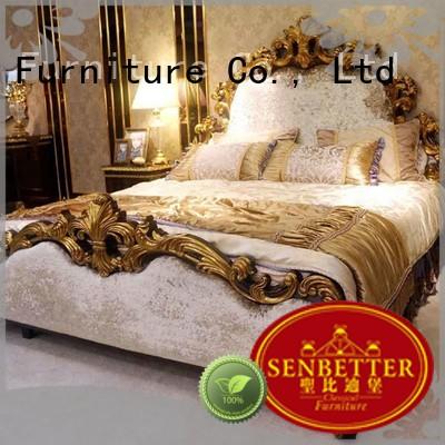 Senbetter vintage bedroom furniture with chinese element for royal home and villa