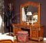 blue antique bedroom furniture with shiny brass accessory decoration for sale