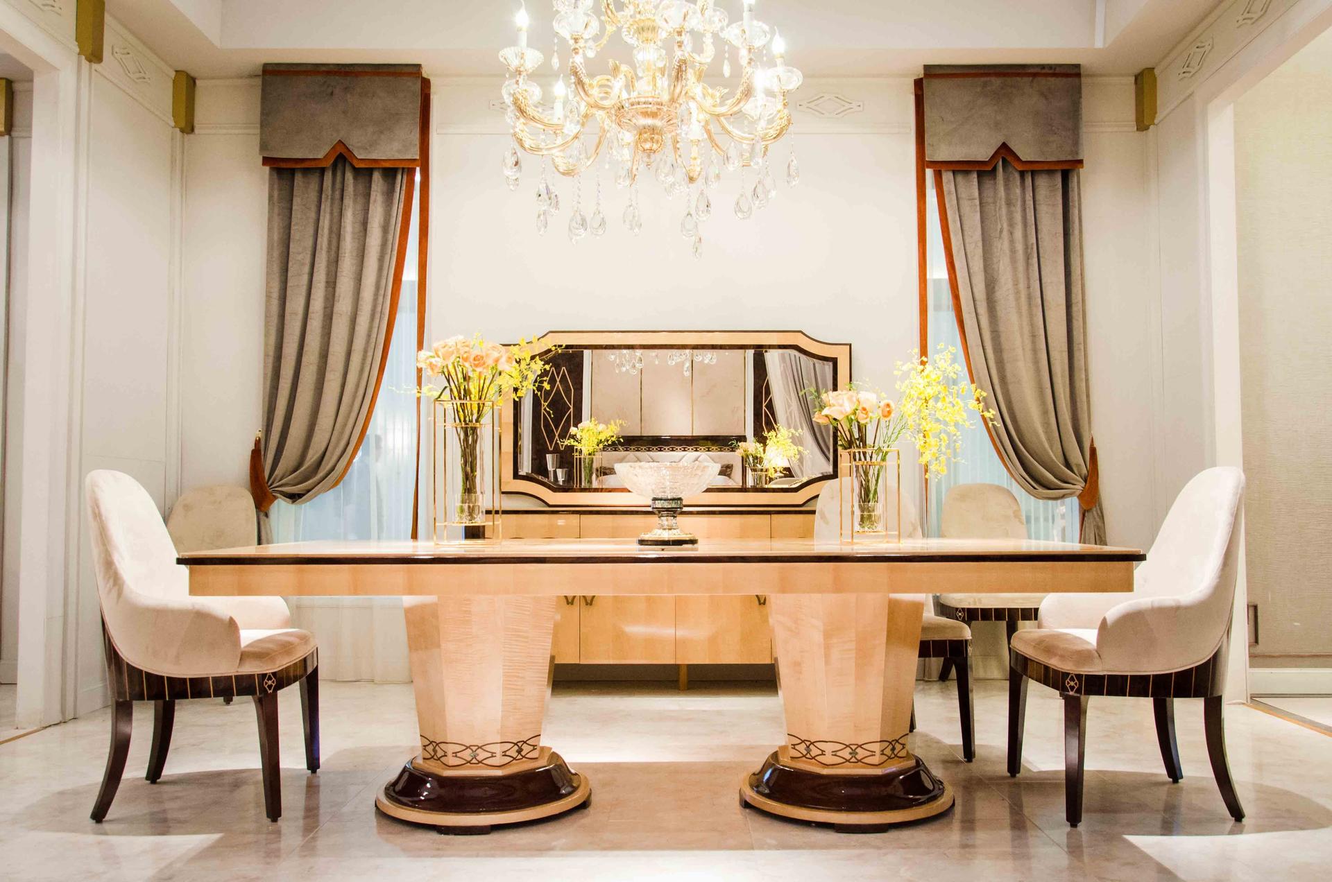 solid villa dinning spanish Senbetter classic dining room furniture