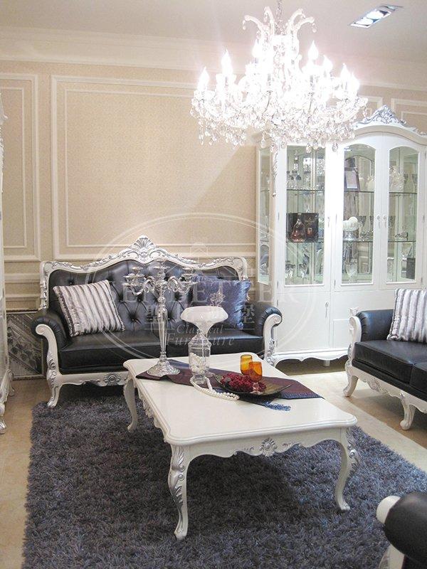 Senbetter french victorian living room furniture with long dining table for villa