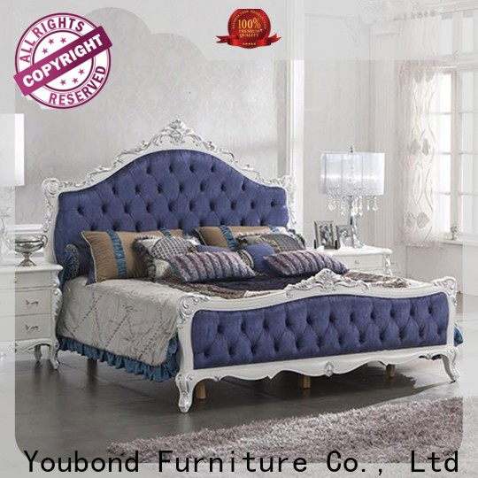 simple queen anne bedroom furniture with white rim for sale Senbetter
