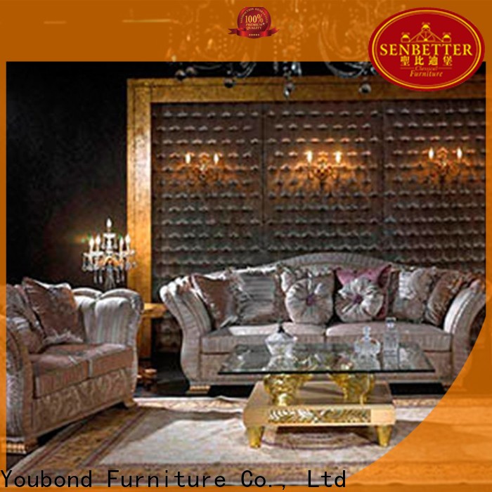 classical living room furniture packages with long dining table for