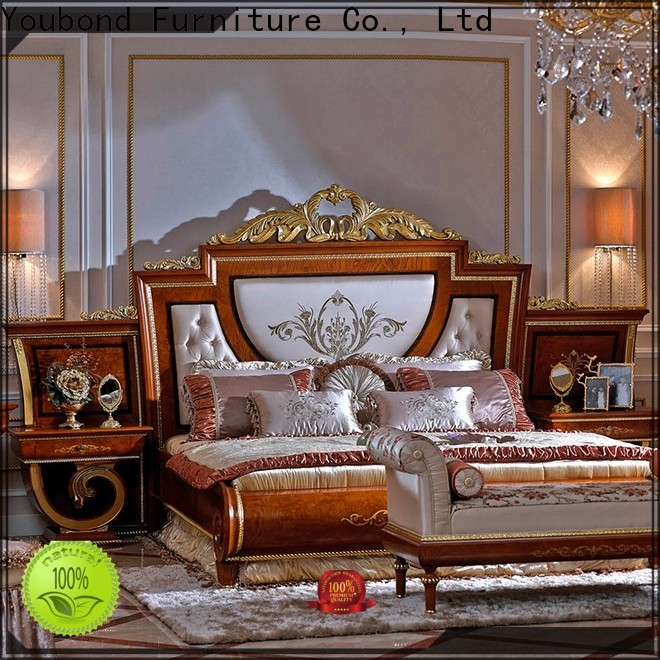 Wholesale mfi bedroom furniture factory for royal home and villa
