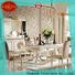 New italian design dining table and chairs supply for villa