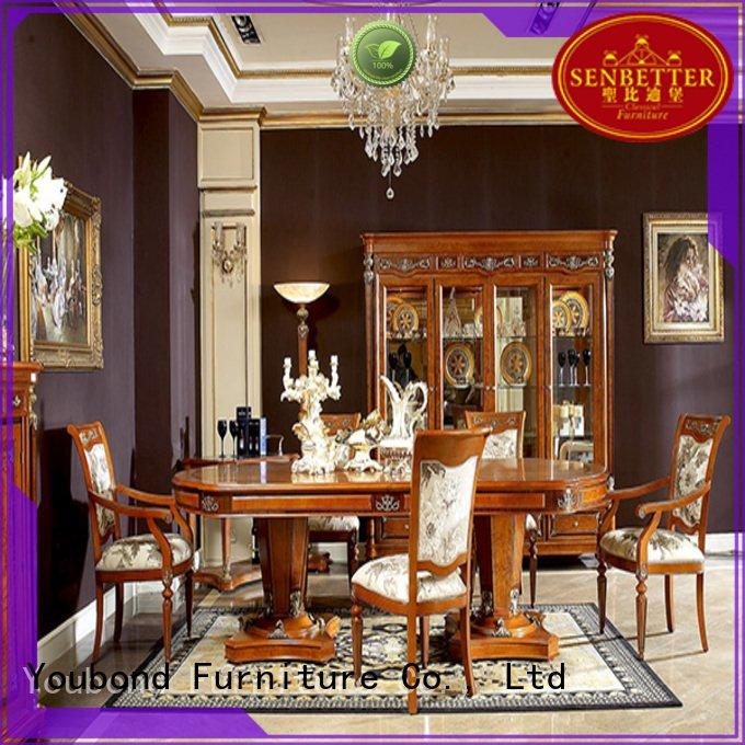 Senbetter solid classic dining room furniture classic dining