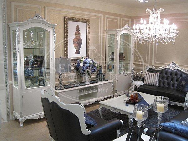 Senbetter best three piece living room set with mirror of buffet for hotel-2