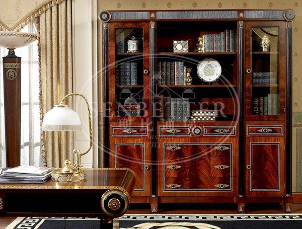 Senbetter unique office furniture with bookcase for villa-1