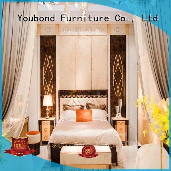 OEM solid wood bedroom furniture classic design oak bedroom furniture